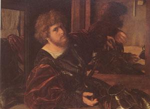 SAVOLDO, Giovanni Girolamo Portrait of the Artist (mk05) oil painting image
